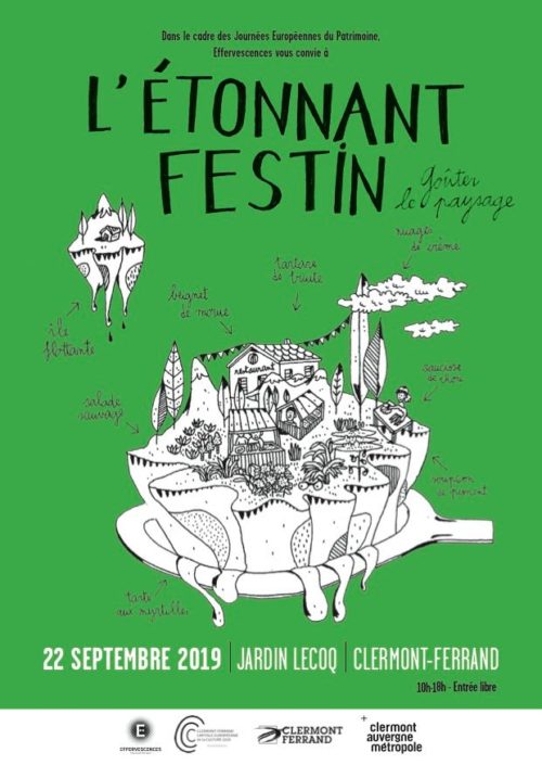 Etonnant Festin à Clermont Ferrand au jardin Lecoq le 22 septembre Domaine Sauvat